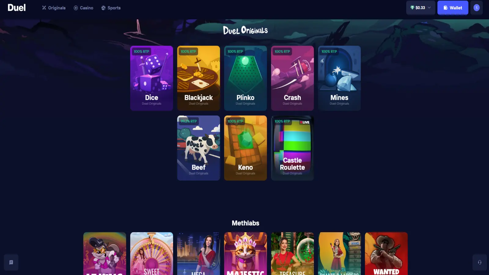 Duel Casino Overview